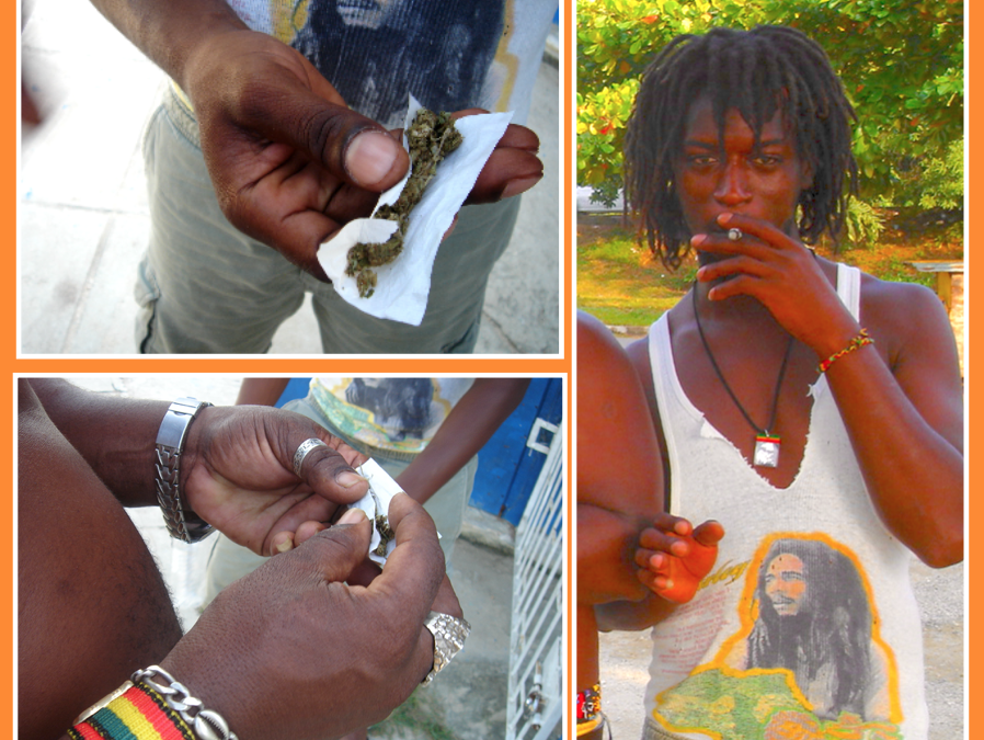 Postal. JAMAICA, PARAÍSO Y MARIHUANA