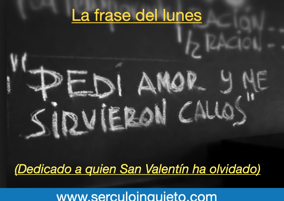 LA FRASE VIAJERA DE LOS LUNES CONFINADOS