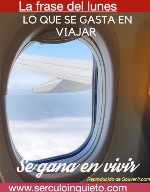 LA FRASE VIAJERA DE LOS LUNES CONFINADOS