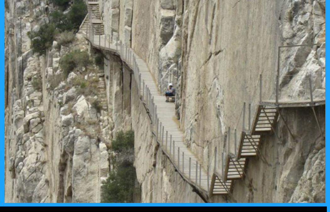 Postal. POR EL CAMINITO DEL REY (MÁLAGA)