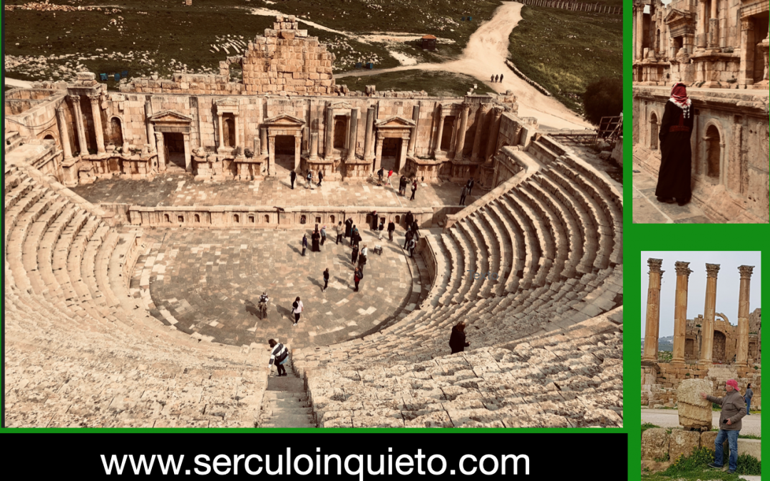 Postal. JERASH (JORDANIA), DE PELÍCULA DE ROMANOS