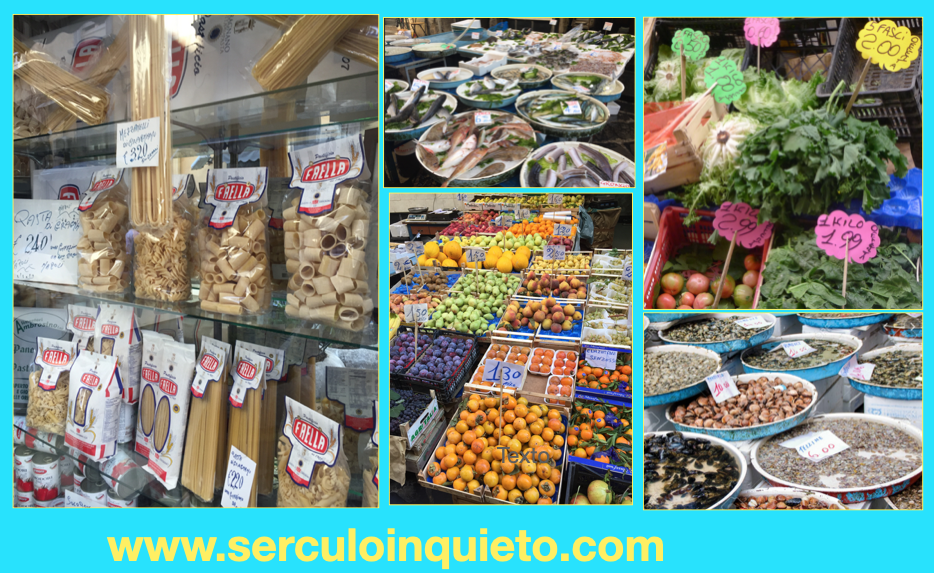 Postal. EL MERCADO DE LA FORCELLA (NÁPOLES)